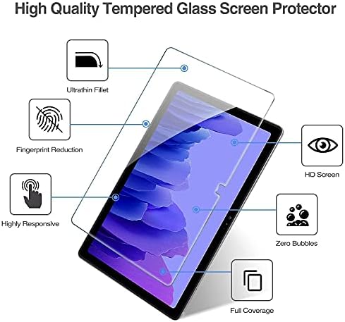 Procase [2 Pack] Galaxy Tab A7 10.4 2020 מגן מסך T500 T505 T507 צרור עם Galaxy Tab A7 10.4 אינץ